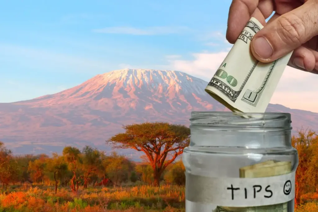 How much do you tip on Kilimanjaro?