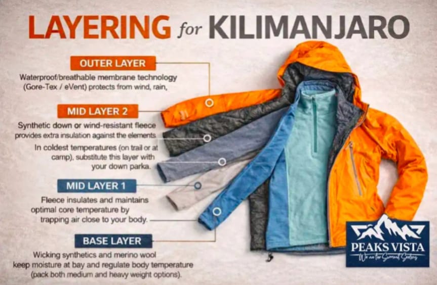 Kilimanjaro Gear List First Page